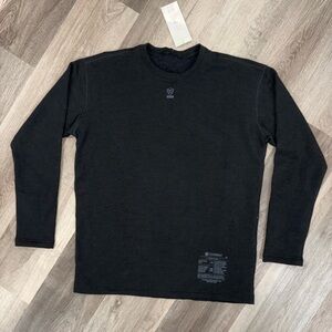 NWT Tyndale FR CAT2 Fleece Long Sleeve Shirt BLACK Mens L Workwear Tough Quality